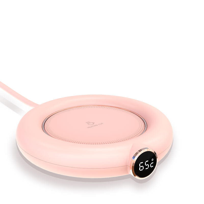 Cup Warmer Pad USB Charge Home Office 3 Temperatures Adjustable Heat Plate LED Display Electric Heater Mug Pad Winter Kitchen Gadgets 9