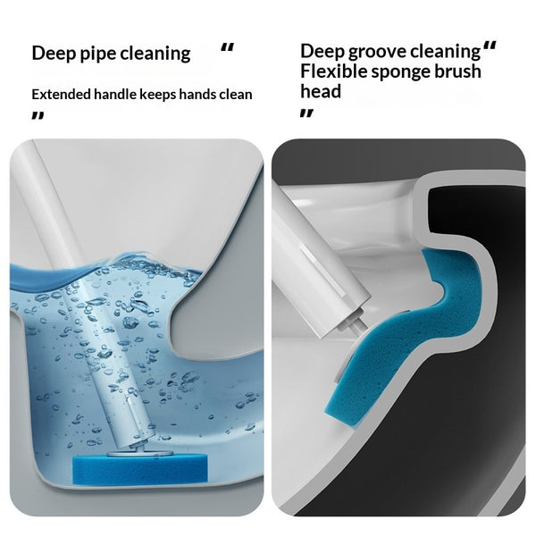 Disposable Replacement Head Toilet Cleaning Brush