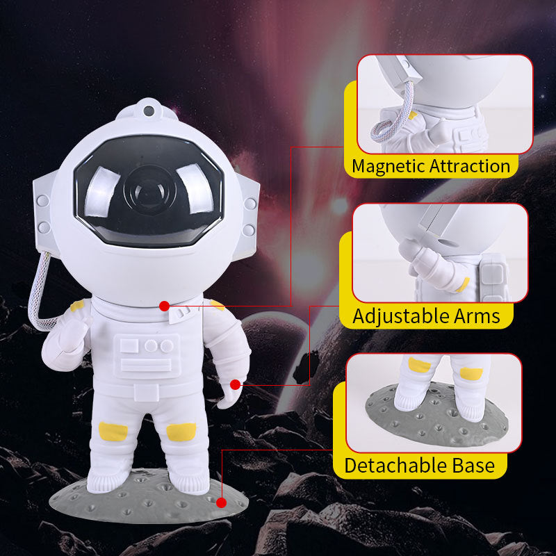 Galaxy Star Projector Starry Sky Night Light Astronaut Lamp Home Room Decor Decoration Bedroom Decorative Luminaires Gift 9