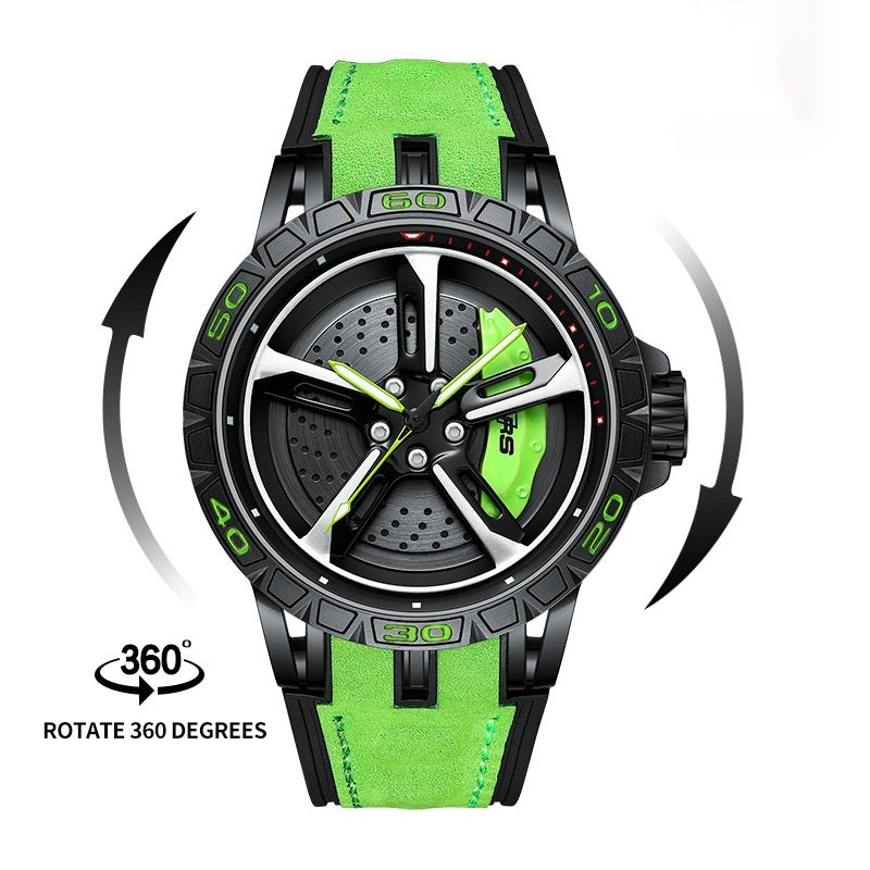 Men's Watch Wheel Watch Three-Dimensional Hollow 10