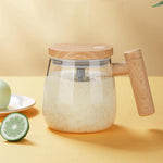 400ML Self Stirring Coffee Mug  Electric Mixing Glass Coffee CupHigh Speed Fast Automatic Coffee Cup For Gyms Dining Room Kitchen Gadgets 5