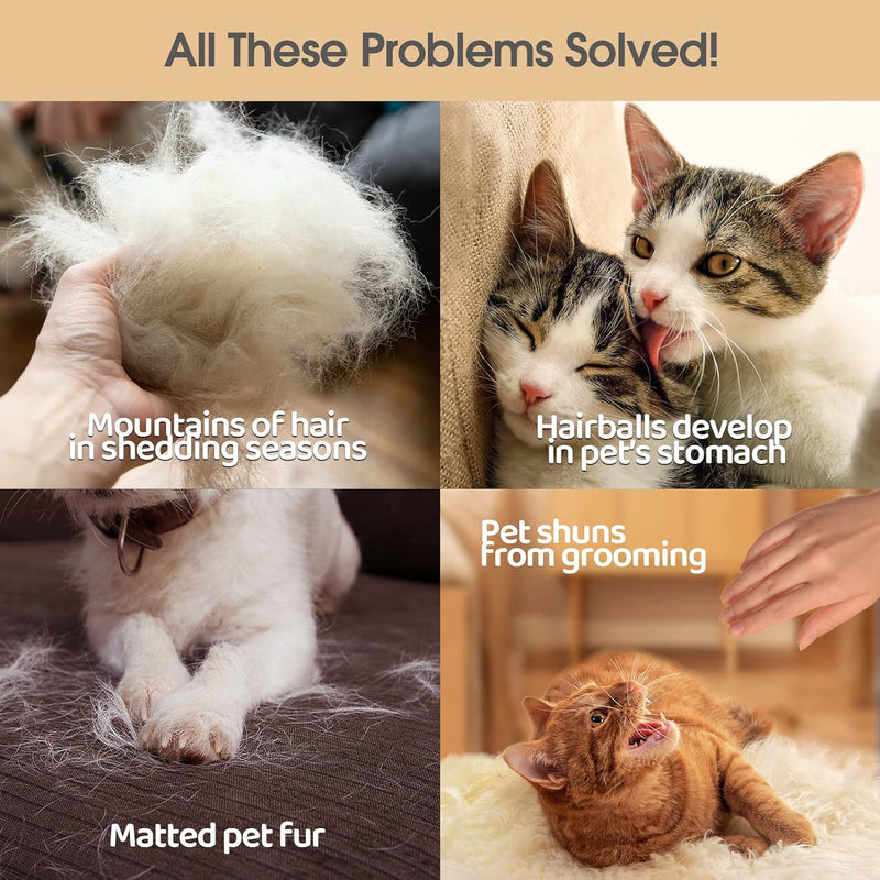 Upgrade Pet Grooming Gloves Cat Brushes For Gentle Shedding  Efficient Pets Hair Remover Mittens Dog Washing Gloves For Long And Short Hair Dogs Cats  Horse 4