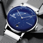 Curved Glass Business Fashion Men's Automatic Mechanical Watch 3