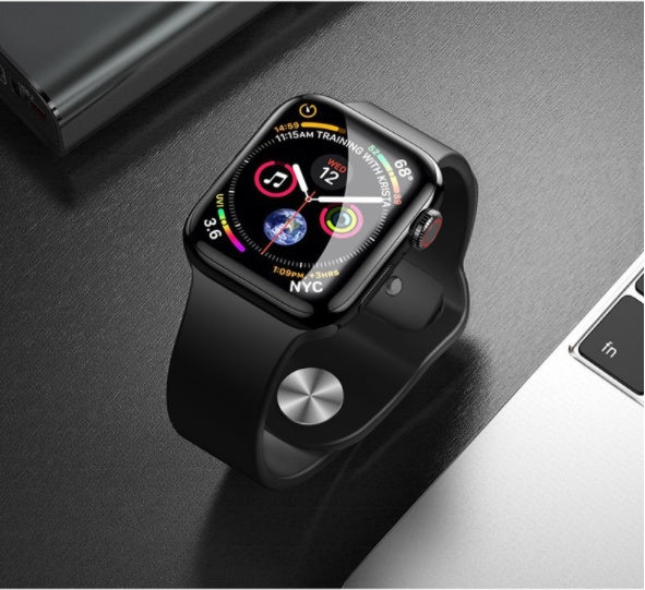 Compatible with Apple , Full screen watch curved protective film 9