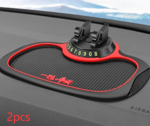 Non-Slip Car Phone Pad For 4-in-1 Car Parking Number Card Anti-Slip Mat Auto Phone Holder Sticky Anti Slide Dash Phone Mount 17