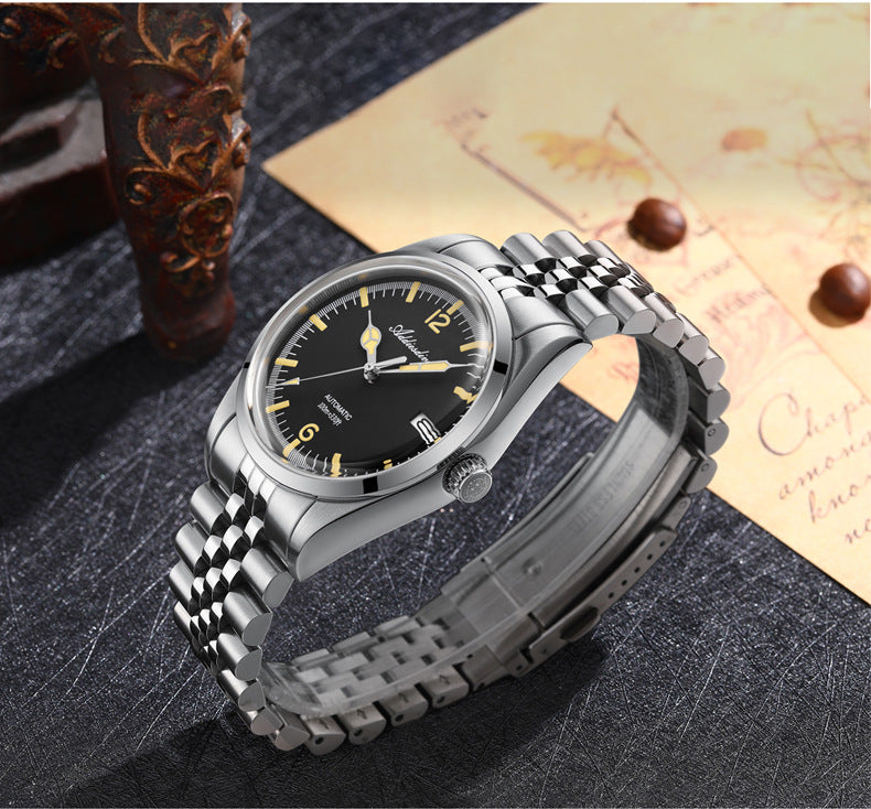 316L Stainless Steel Automatic Mechanical Watch 8