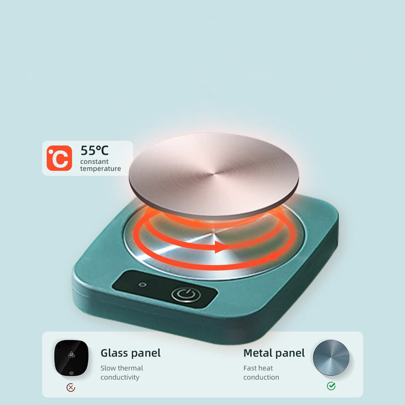 Electric Tea Water Heating Pad Constant Temperature Coffee Mug Heating Coaster Lightweight Water Pad Heater Safe For Home Office 6