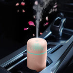 Car Diffuser Humidifier USB Aromatherapy Essential Oil Air Freshener USB Cool Mist Mini Portable Diffuser for Car Home Office Bedroom (Black) 2