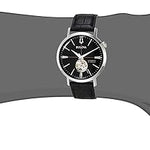 Bulova Men's Classic Aerojet 3-Hand Automatic Leather Strap Watch, Open Aperture, 40-Hour Power Reserve, Double Curved Mineral Crystal, 41mm 4