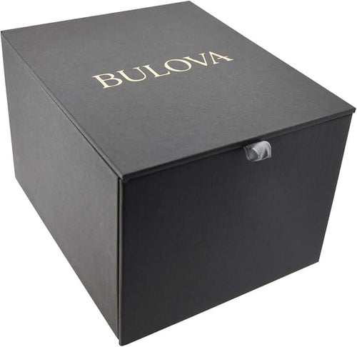 Bulova Men's Classic Aerojet 3-Hand Automatic Leather Strap Watch, Open Aperture, 40-Hour Power Reserve, Double Curved Mineral Crystal, 41mm