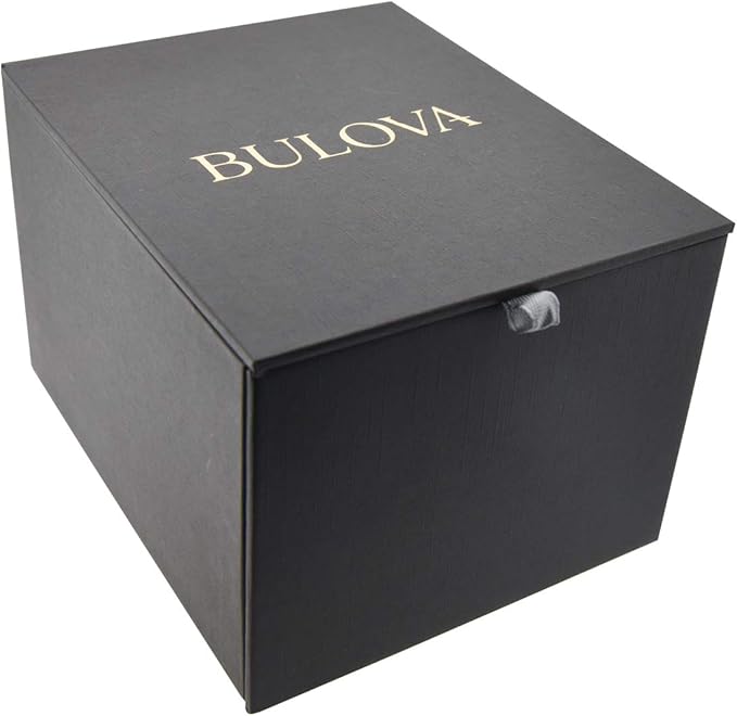 Bulova Men's Marine Star 'Series A' Automatic Stainless Steel Case with Blue Textured Silicone Strap, Open Aperture, Silver White Dial Model: 98A225 4