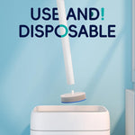 Disposable Toilet Cleaning System - Toilet Wand Kit with 48 High-Performance Refills, Wall Mounted Brush and Holder for Deep Cleaning Bathroom (2 Toilet Brush+48 Refills) 4