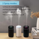 Car Diffuser Humidifier USB Aromatherapy Essential Oil Air Freshener USB Cool Mist Mini Portable Diffuser for Car Home Office Bedroom (Black) 18