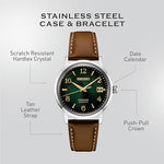 SEIKO Automatic Watch for Men - Presage Cocktail Time - Patterned with Golden Numerals and Date Calendar, 50m Water-Resistant 6