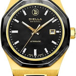 Diella Automatic Watches for Men Mens Watches Waterproof Date Luminous, Dial is Inlaid with Emerald Jade, Business Dress Watch with Diamond Hour Markers, Automatic Watches for Men Luxurious Gift 2