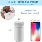 Car Diffuser Humidifier USB Aromatherapy Essential Oil Air Freshener USB Cool Mist Mini Portable Diffuser for Car Home Office Bedroom (Black) 15