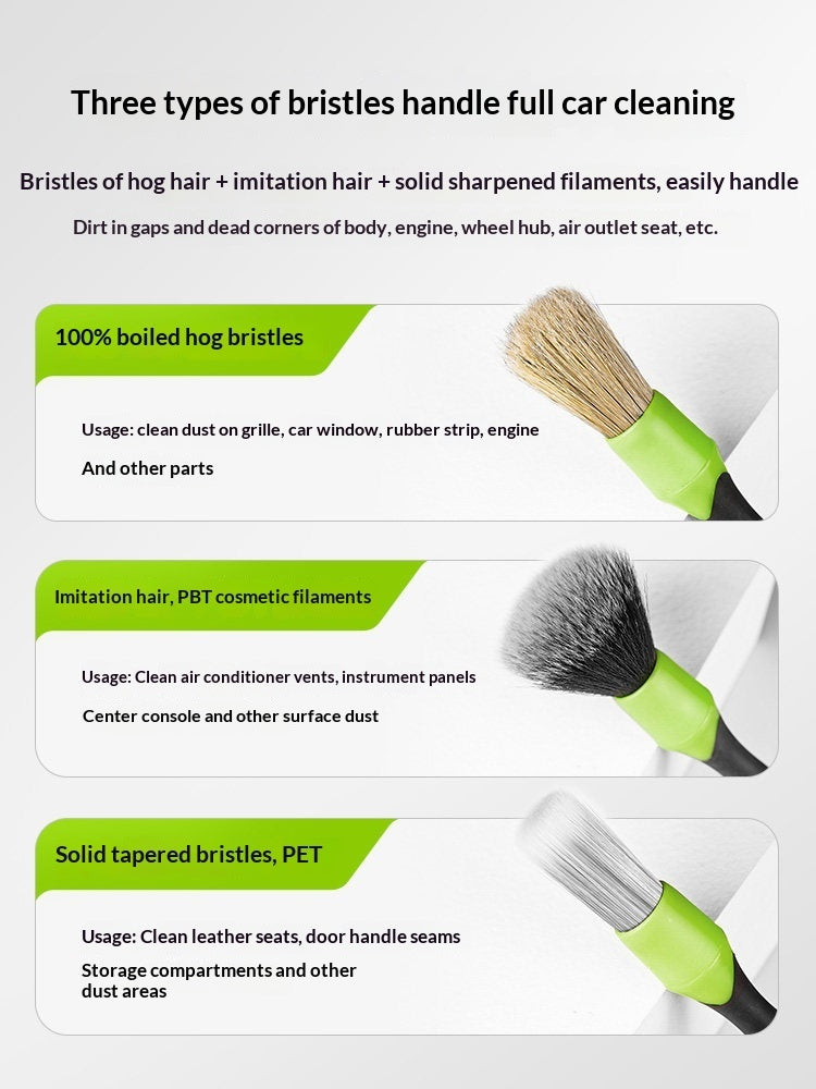 Car Detailing Brush Cleaning Soft-bristle Car Wash Brush 5