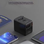 International Universal Travel Conversion Plug Dual C Socket 3