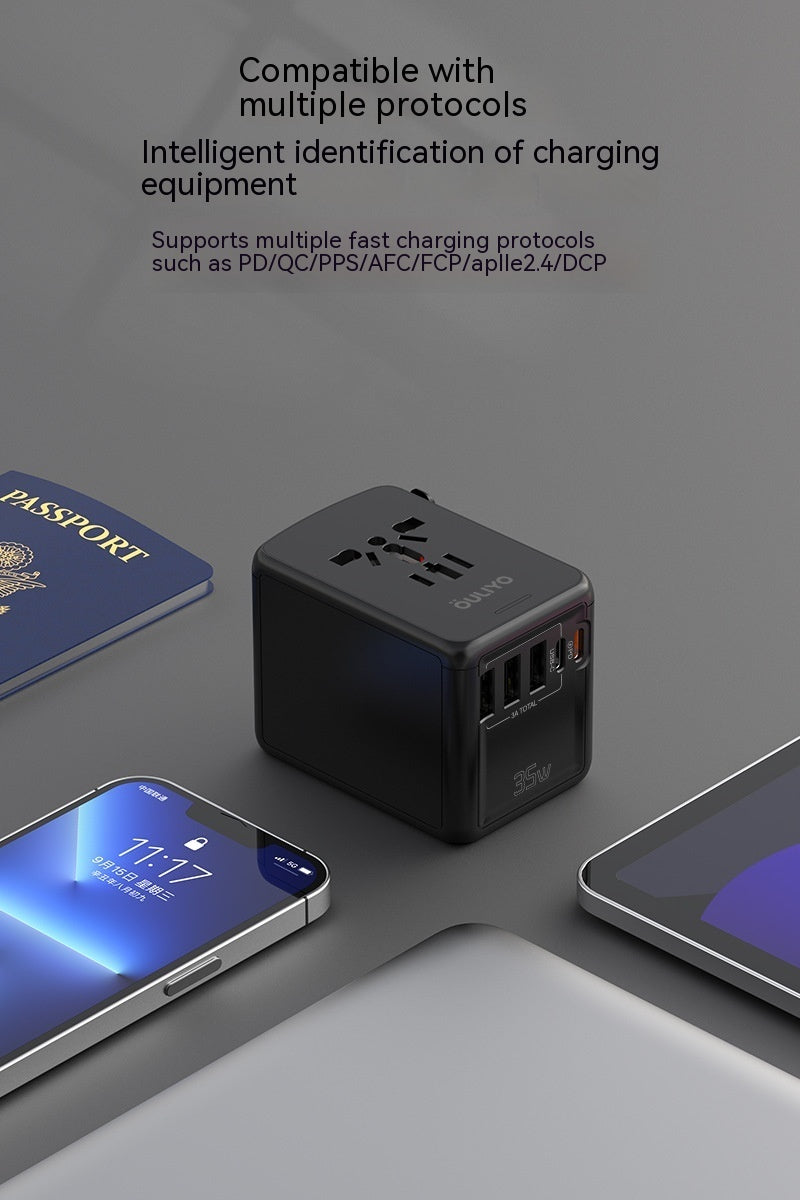International Universal Travel Conversion Plug Dual C Socket 3