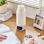 Electric Heating Cup 316 Liner Water Boiling Cup Insulated Mug 3