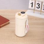 Smart Digital Thermal Bottle Portable Coffee Mug Stainless Steel Water Bottle In-Car Insulated Cup Keep Cold Vacuum Flasks 450ml 13