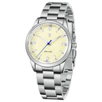 Simple Waterproof Men's Second Sweeping Starry Sky Steel Belt Quartz Watch 10