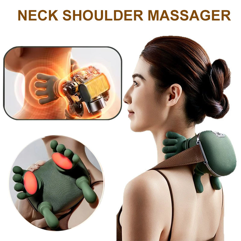 Electric Neck And Shoulder Muscle Massager Wireless Shoulder And Back Kneading 3