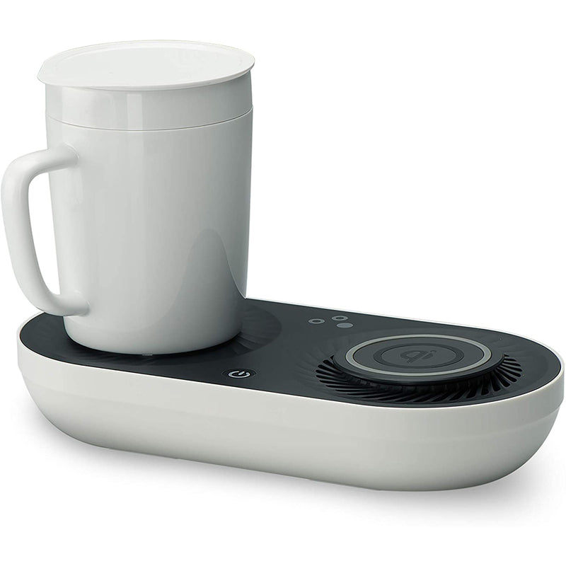 Electric Cooling Mug Coaster Heating Plug-in Wireless Charging 6