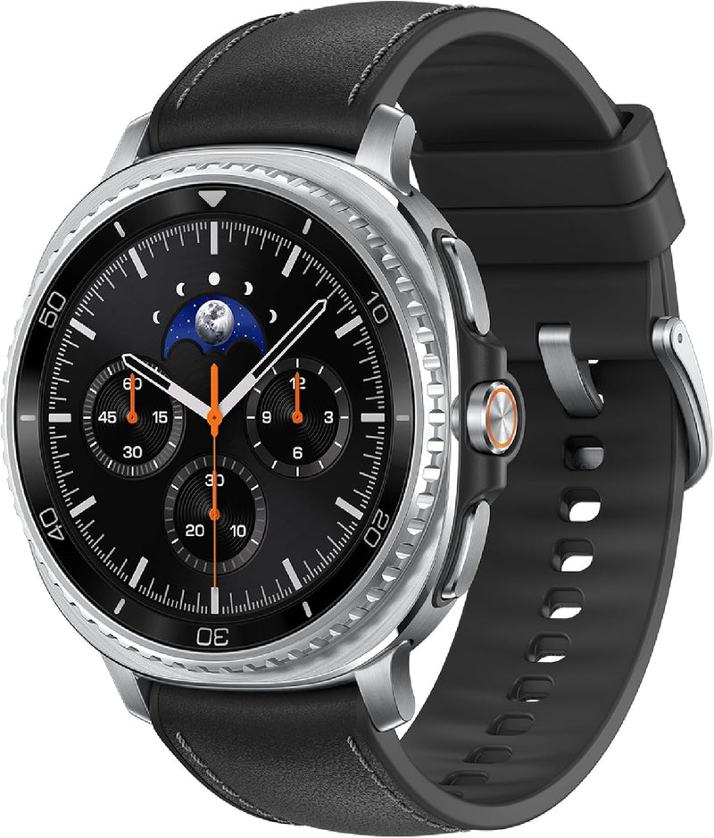 Samsung Galaxy Watch 8 Classic (2025) 46mm Bluetooth Smartwatch, Cushion Design, Rotating Bezel, Quick Button, Sleep Coaching, Running Coach, Energy Score, Black [US Version, 2 Yr Warranty] 1