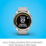 Garmin epix Pro (Gen 2) Sapphire Edition, 51mm, High Performance Smartwatch, Advanced Training Technology, Built-in Flashlight, Black 3