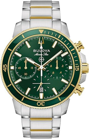 Bulova Men's Marine Star Series C Two-Tone Stainless Steel 6-Hand Chronograph Quartz Watch