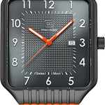 GLOCK Men's Quartz Watch | 48x38mm case | Wristwatch with Steel case and Date Display | Men's Watch with Swiss Super-LumiNova Pointers and Indices 2