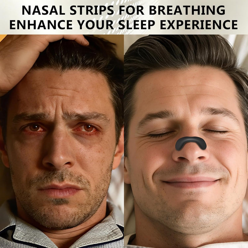 Reusable Amagnetic Nose Strips for Breathing & Snoring, Premium External Nasal Dilators, Upgraded Design Over Traditional Nose Strips, Effective Nasal Congestion Relief Anti Snoring Devices 7