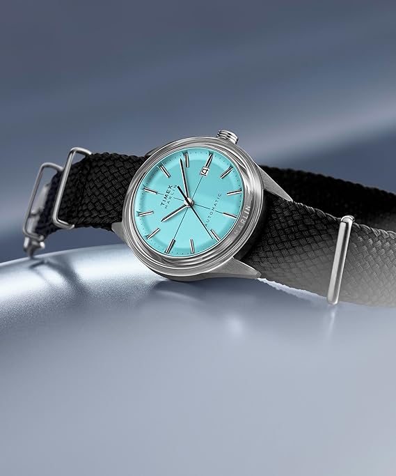Timex TW2Y06400 Marlin Watch, Automatic, 5 ATM Waterproof, Plastic, Blue Dial, Unisex 3