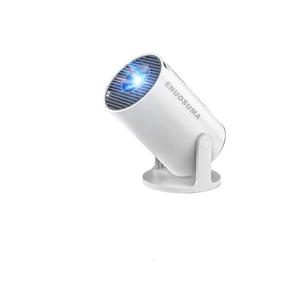 ENUOSUMA Super Mini Projector with WIFI 6 and Bluetooth, 4K 1080P Support Portable Projector, Built-in App, Android 11, 200 ANSI, Auto Keystone Correction, Video Projector for Laptop/PC/Smartphone(S)