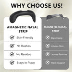 Reusable Amagnetic Nose Strips for Breathing & Snoring, Premium External Nasal Dilators, Upgraded Design Over Traditional Nose Strips, Effective Nasal Congestion Relief Anti Snoring Devices 5