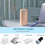 Car Diffuser Humidifier USB Aromatherapy Essential Oil Air Freshener USB Cool Mist Mini Portable Diffuser for Car Home Office Bedroom (Black) 10