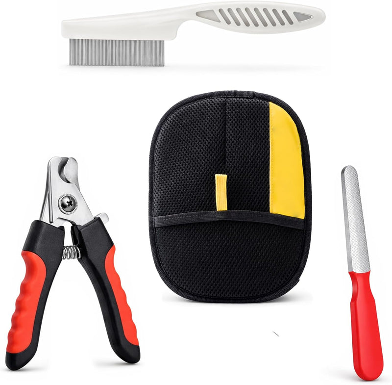 Pet Hair Removal Glove for Dogs & Cats – 4-in-1 Kit, Pet Grooming & Deshedding Glove, Electrostatic Pet Hair Remover Glove, Pet Hair Mitt Glove for Furniture, Couches & Clothing 2
