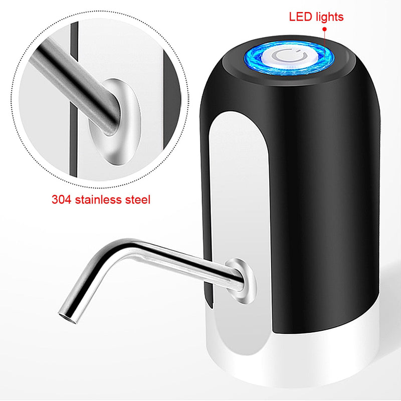 Automatic Electric Drinking Water Bottle Pumps USB Charging With Switching Smart Water Pumping Device Home Appliance 5