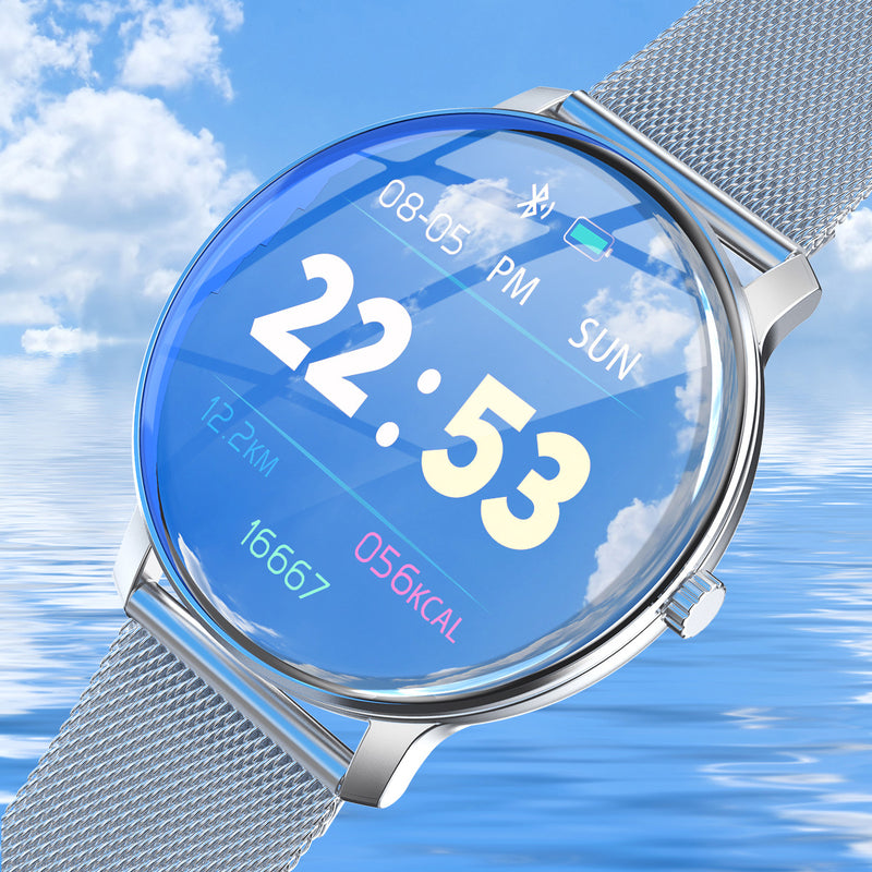 Compatible with Apple , Smart Round Screen Waterproof Sports Bracelet Multi-function Watch 2