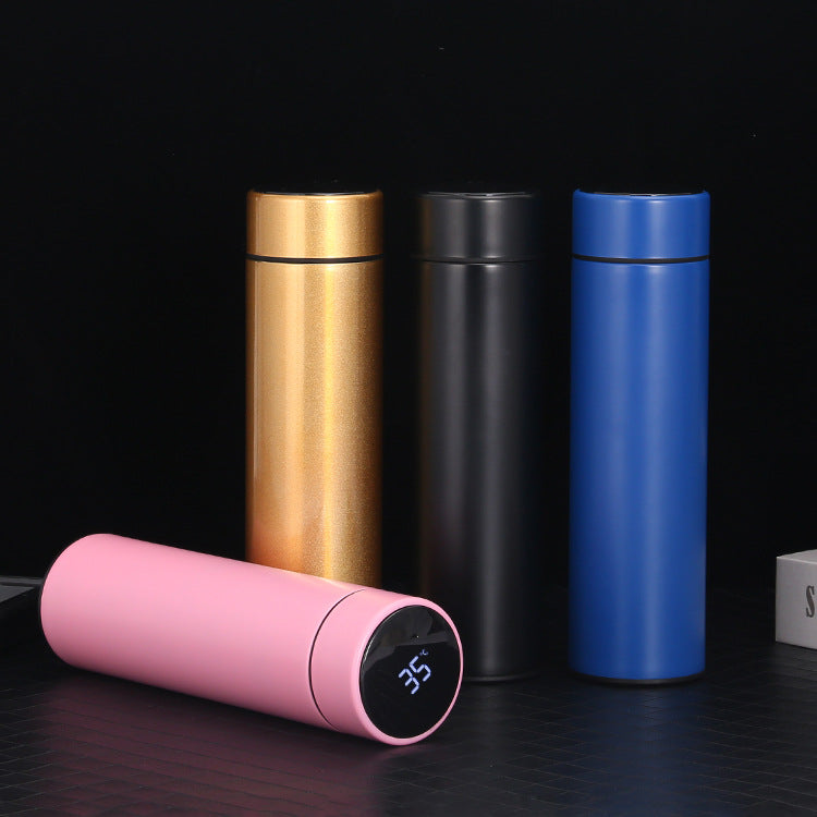 500ML Smart Water Bottle Stainless Steel Vacuum Flasks Intelligent Temperature Display Coffee Mug Cup 1