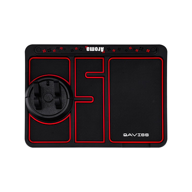Non-Slip Car Phone Pad For 4-in-1 Car Parking Number Card Anti-Slip Mat Auto Phone Holder Sticky Anti Slide Dash Phone Mount 2