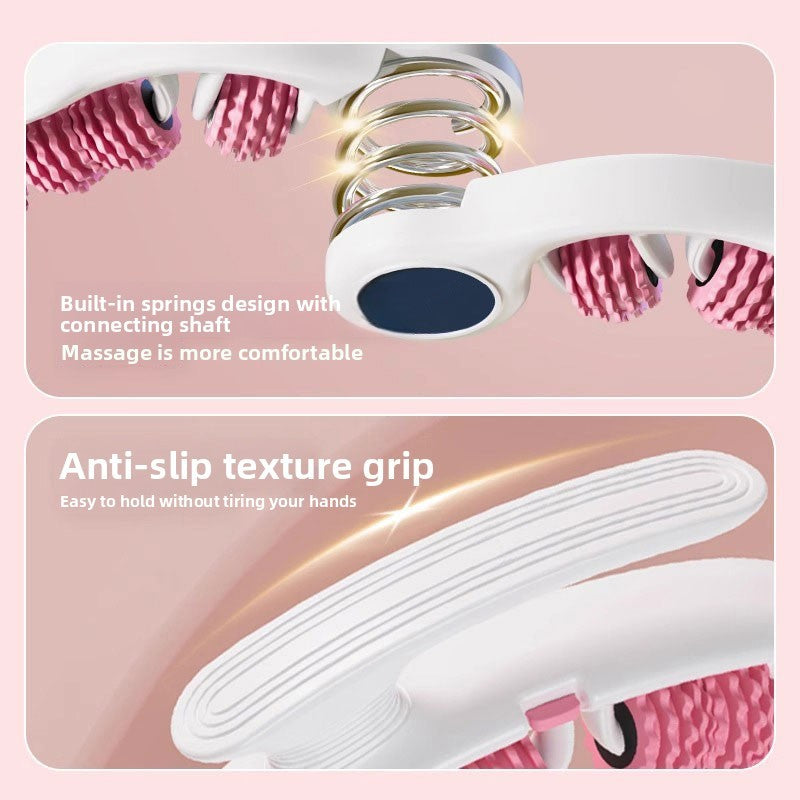 2-in-1 Wheel Massage Roller Detachable Anti-Cellulite Massage Roller 4
