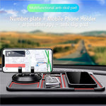 Non-Slip Car Phone Pad For 4-in-1 Car Parking Number Card Anti-Slip Mat Auto Phone Holder Sticky Anti Slide Dash Phone Mount 6