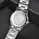 Simple Waterproof Men's Second Sweeping Starry Sky Steel Belt Quartz Watch 4