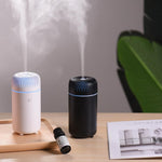 Car Diffuser Humidifier USB Aromatherapy Essential Oil Air Freshener USB Cool Mist Mini Portable Diffuser for Car Home Office Bedroom (Black) 20