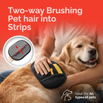Pet Hair Removal Glove for Dogs & Cats – 4-in-1 Kit, Pet Grooming & Deshedding Glove, Electrostatic Pet Hair Remover Glove, Pet Hair Mitt Glove for Furniture, Couches & Clothing 6