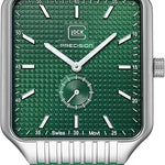 GLOCK Men's Quartz Watch | 48x38mm case | Wristwatch with Steel case and Date Display | Men's Watch with Swiss Super-LumiNova Pointers and Indices 1
