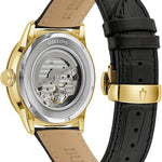 Bulova Men's Classic Sutton 4-Hand Automatic Watch, 24-Hour Sub Dial, Open Aperture, Self-Winding, Exhibition Caseback, Double Curved Mineral Crystal, Luminous Hands, 42mm 5