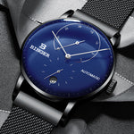 Curved Glass Business Fashion Men's Automatic Mechanical Watch 6